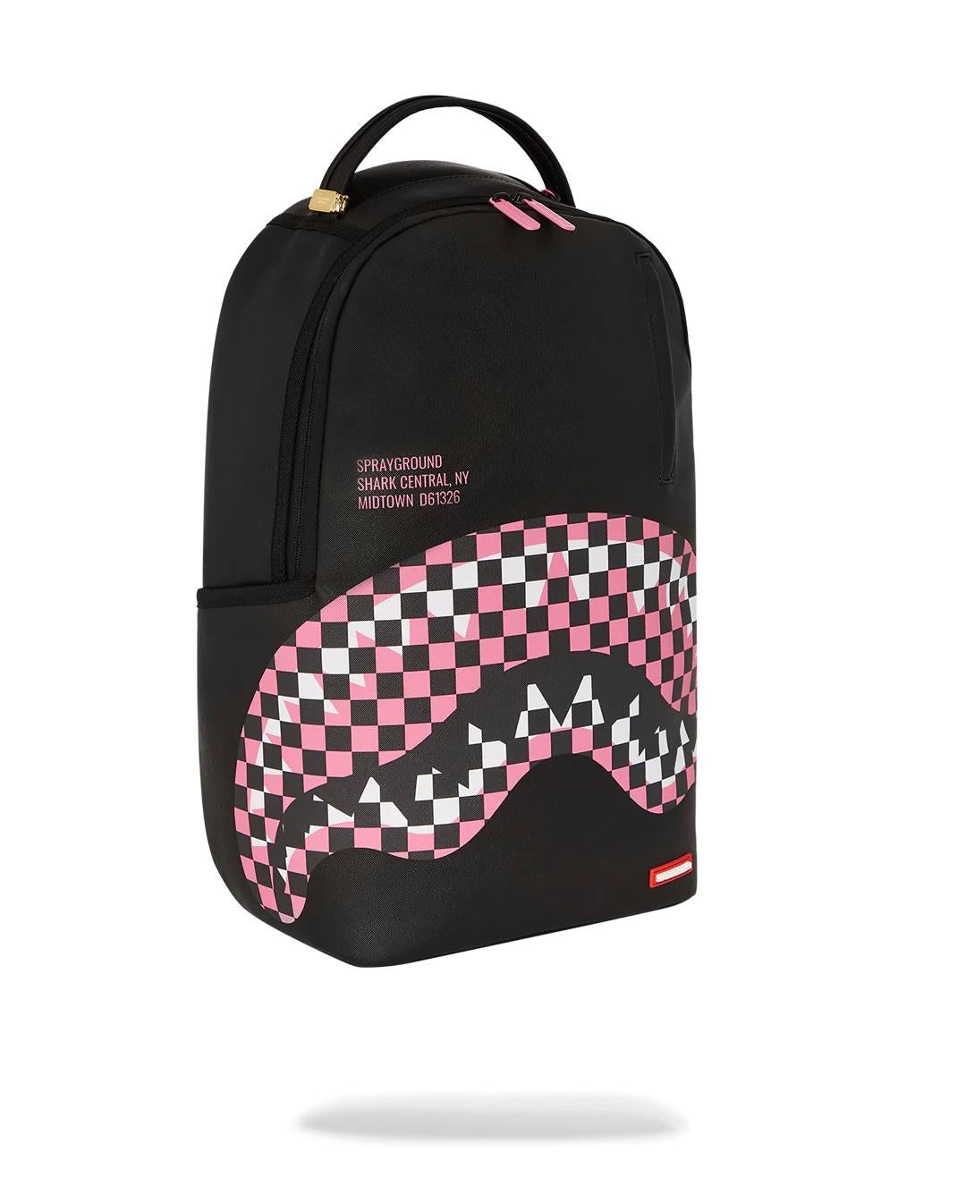Zaino Sprayground nero Shark Central breakup check sorbet backapck