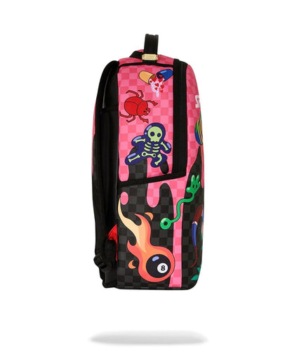 Zaino Sprayground nero WTF skull drip dlxsv backpack