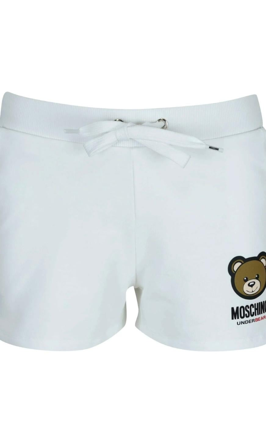 Short Moschino Underwear in felpa con logo "Teddy Bear" donna