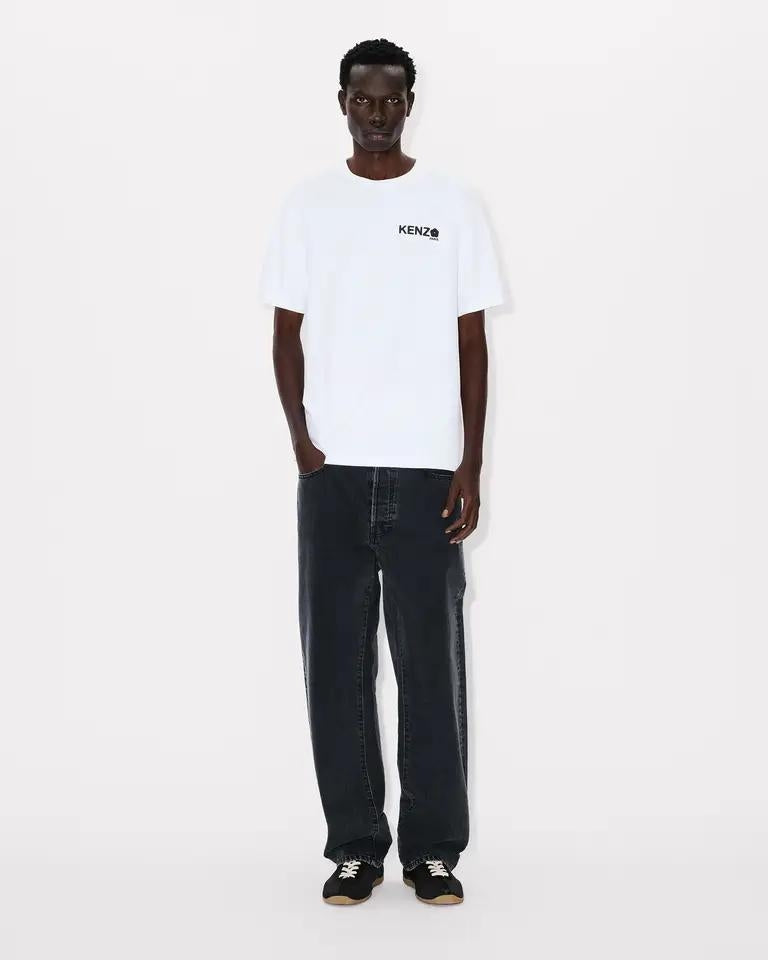 T-Shirt Kenzo con logo e&nbsp; boke flower 2.0 in cotone