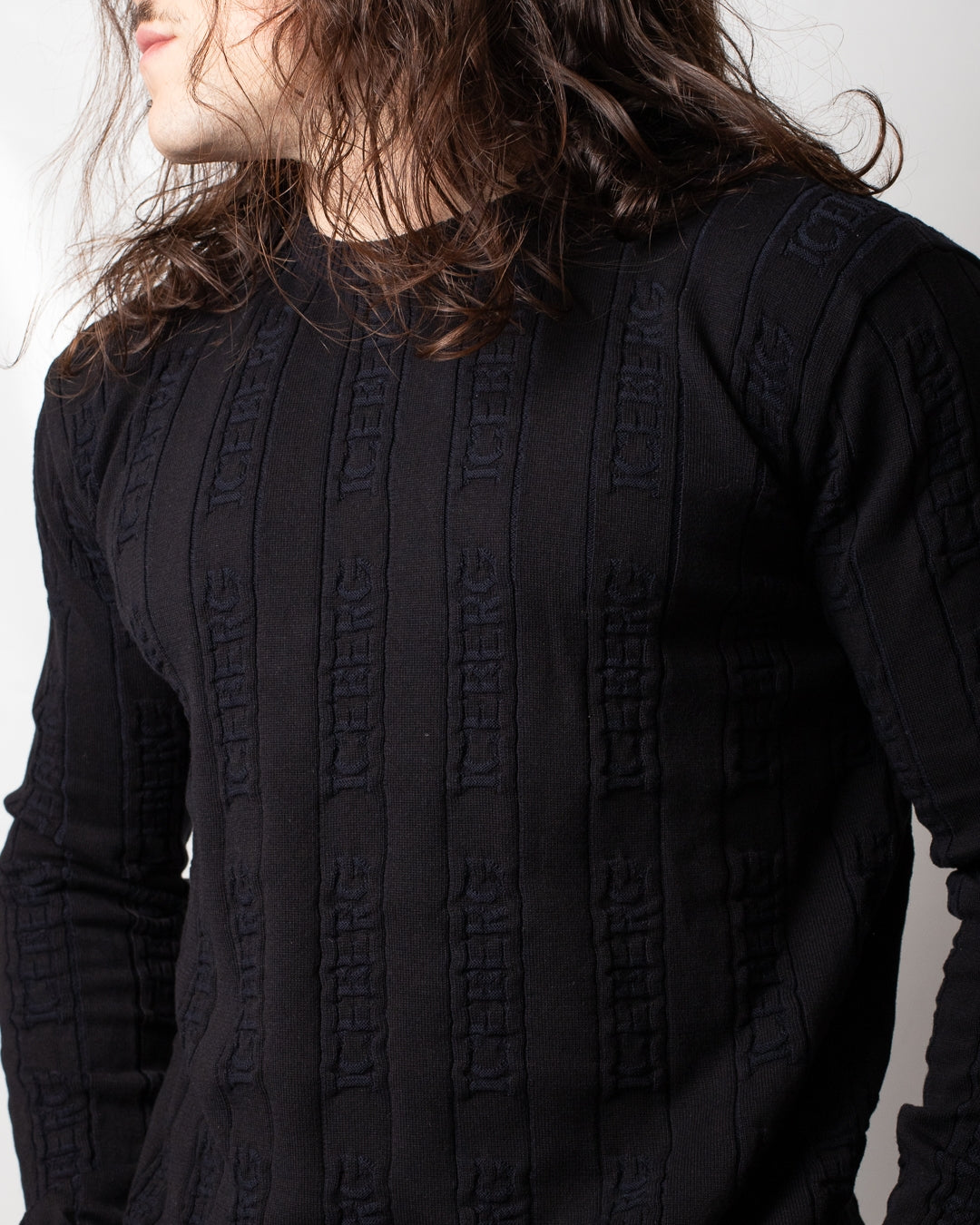 Maglia Iceberg girocollo "Logomania" uomo