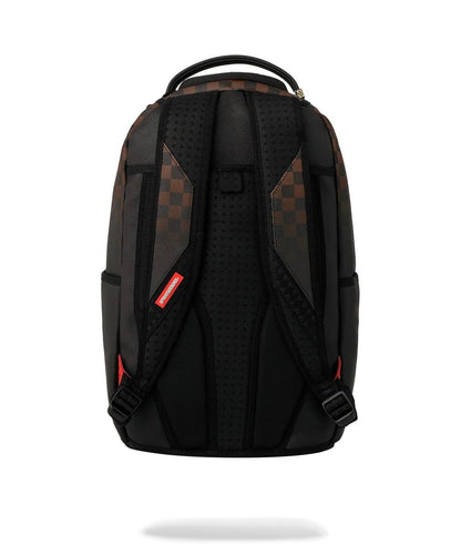 Zaino Sprayground marrone BROWN CHECK GHOST DRIP BACKPACK
