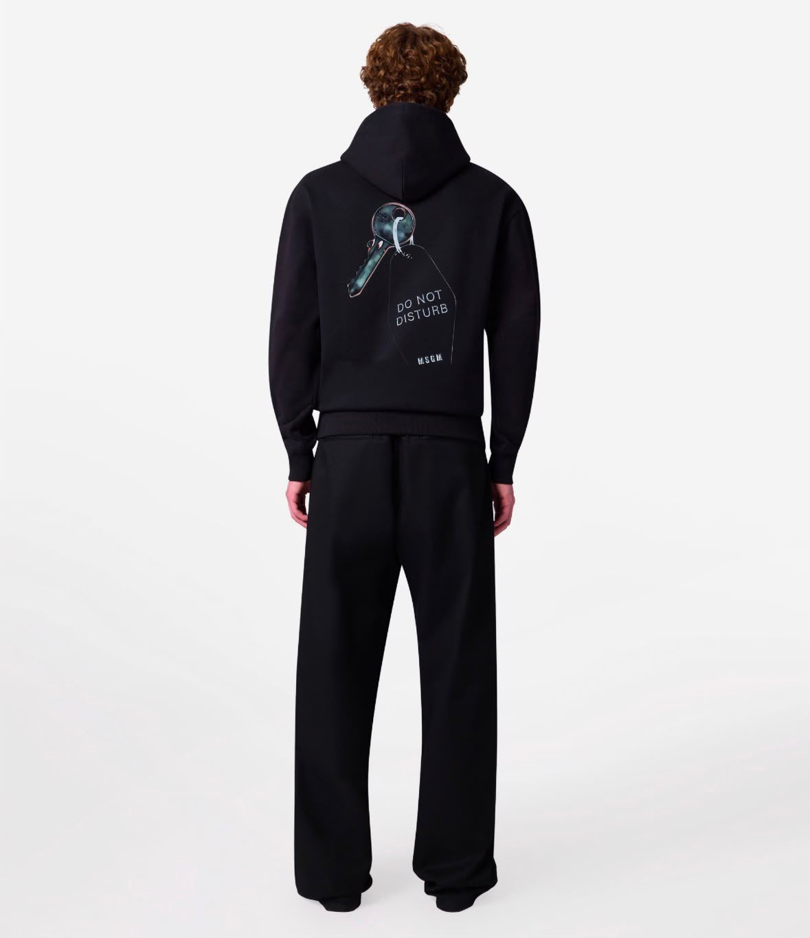 Pantalone MSGM in gabardina con boxer
