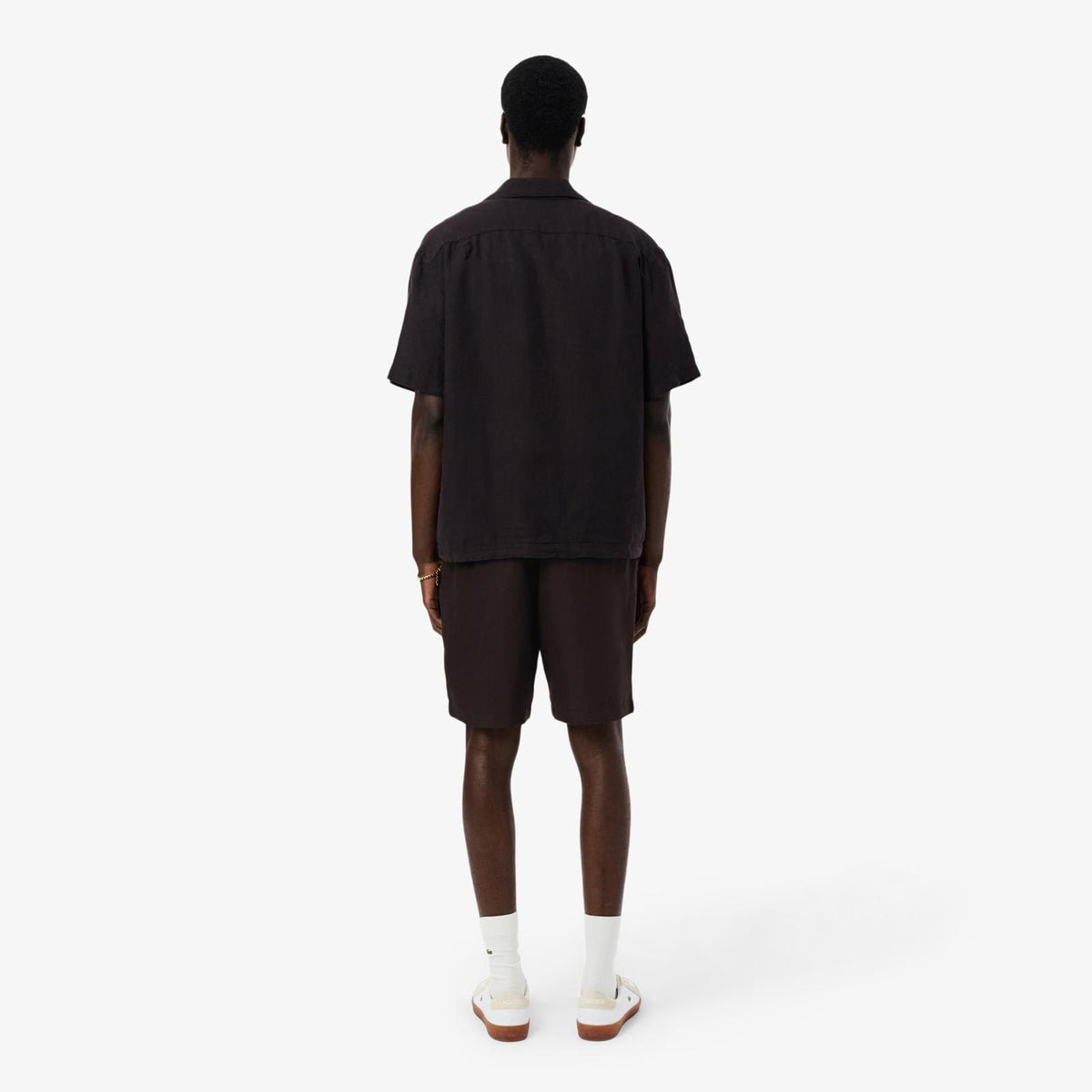 Bermuda Lacoste in misto lino uomo