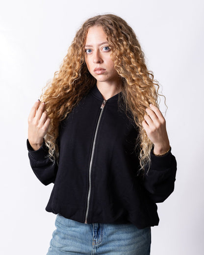 Felpa Richmond X full zip con logo "Richmond X" in strass e ricami