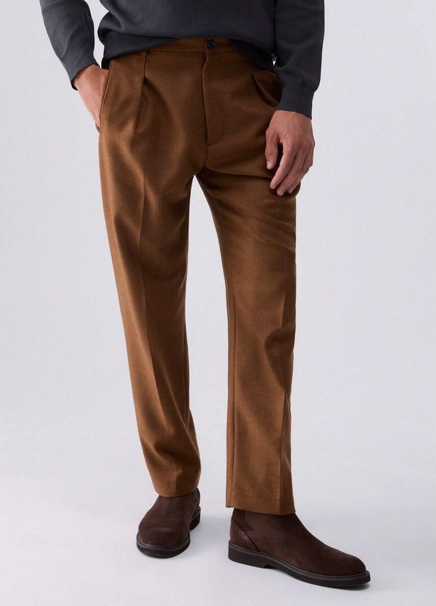 Pantalone Liu Jo in lana con logo metallico
