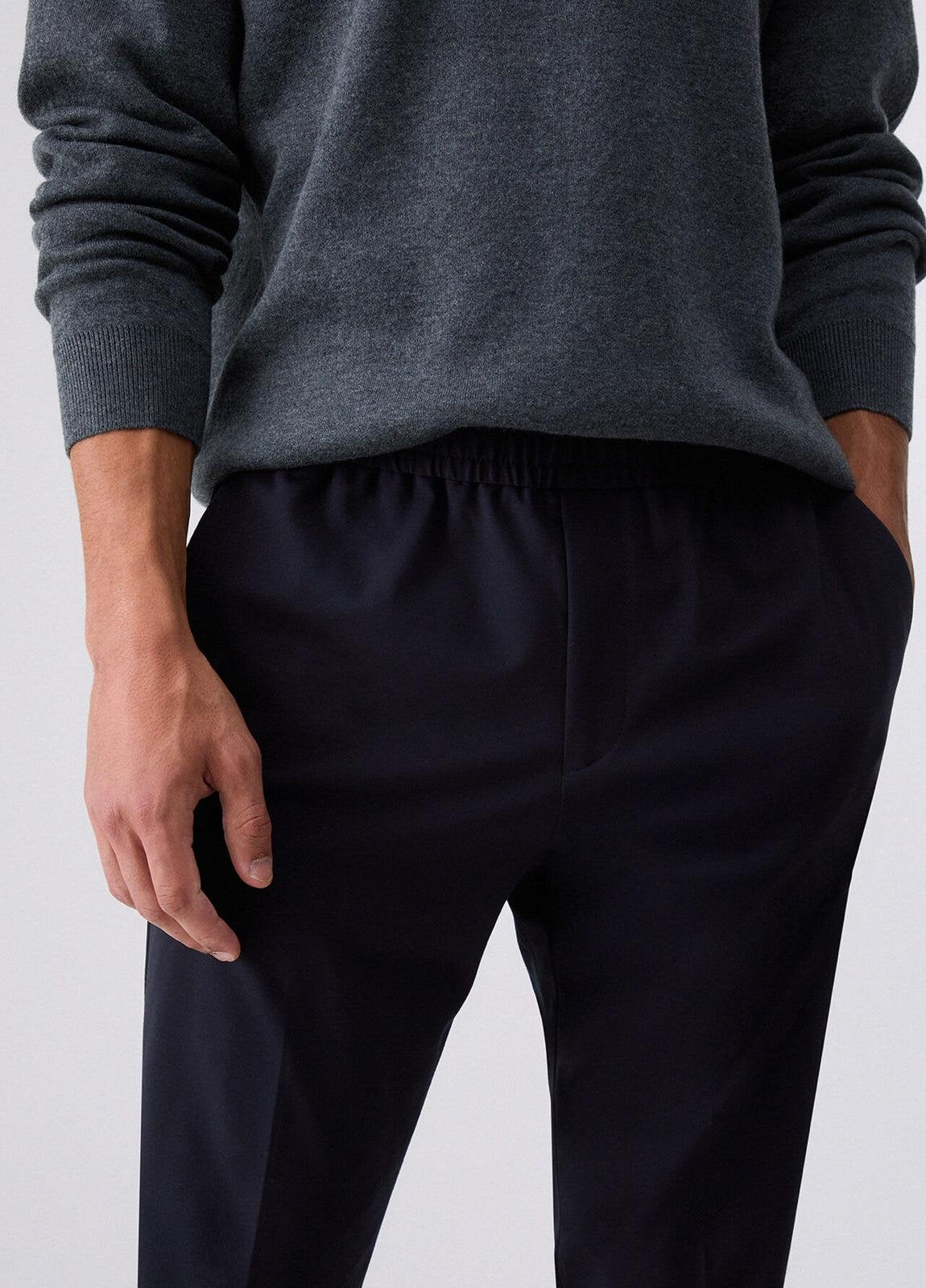 Pantalone Liu Jo "JoggJersey"con logo metallico