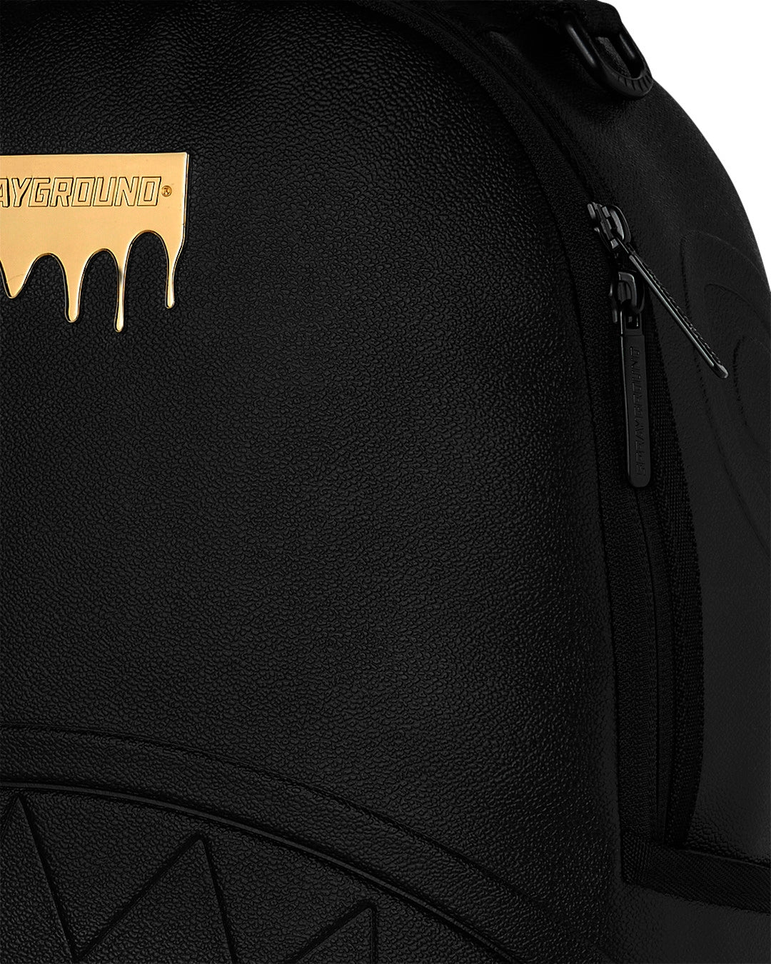 Zaino Sprayground nero GOLD DRIP LOGO DLXSV BACKPACK 