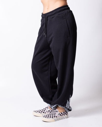 Pantalone County of Milan con grafica ali donna