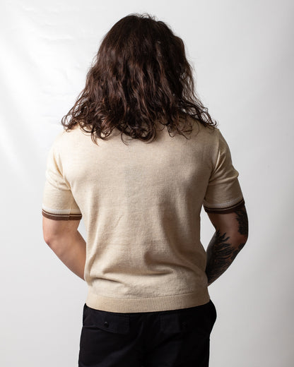 Polo Gaelle in maglia con ricamo uomo