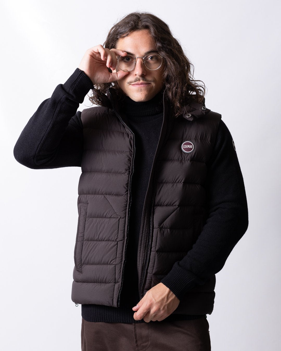 Gilet Colmar opaco con cappuccio staccabile uomo