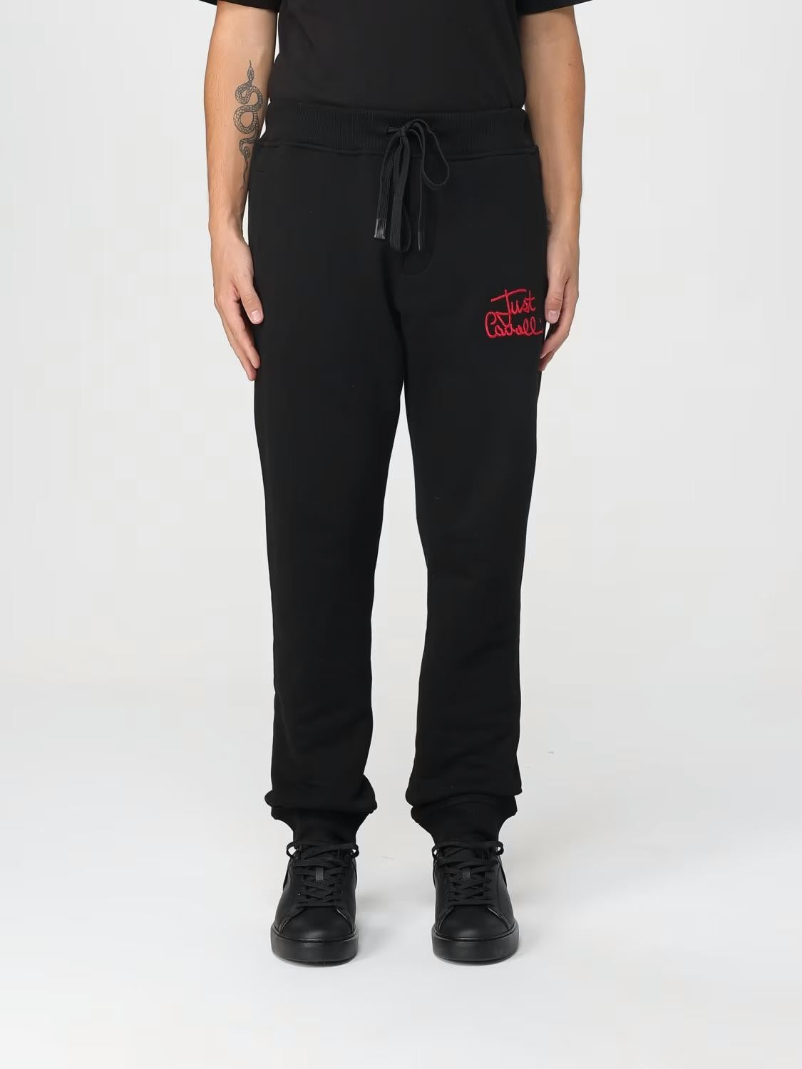 Pantalone Just Cavalli in felpa "Corded Logo" uomo