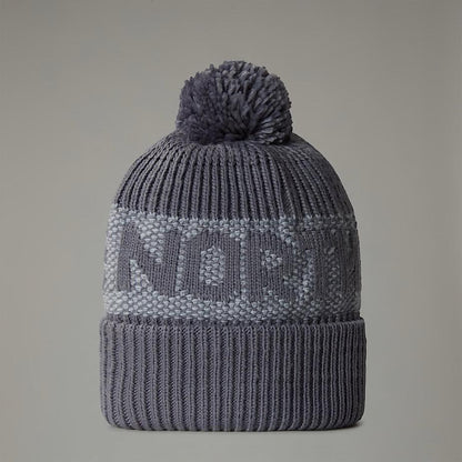 Cappello The North Face con ricamo e pon pon