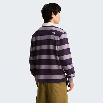 Polo The North Face in felpa a righe uomo