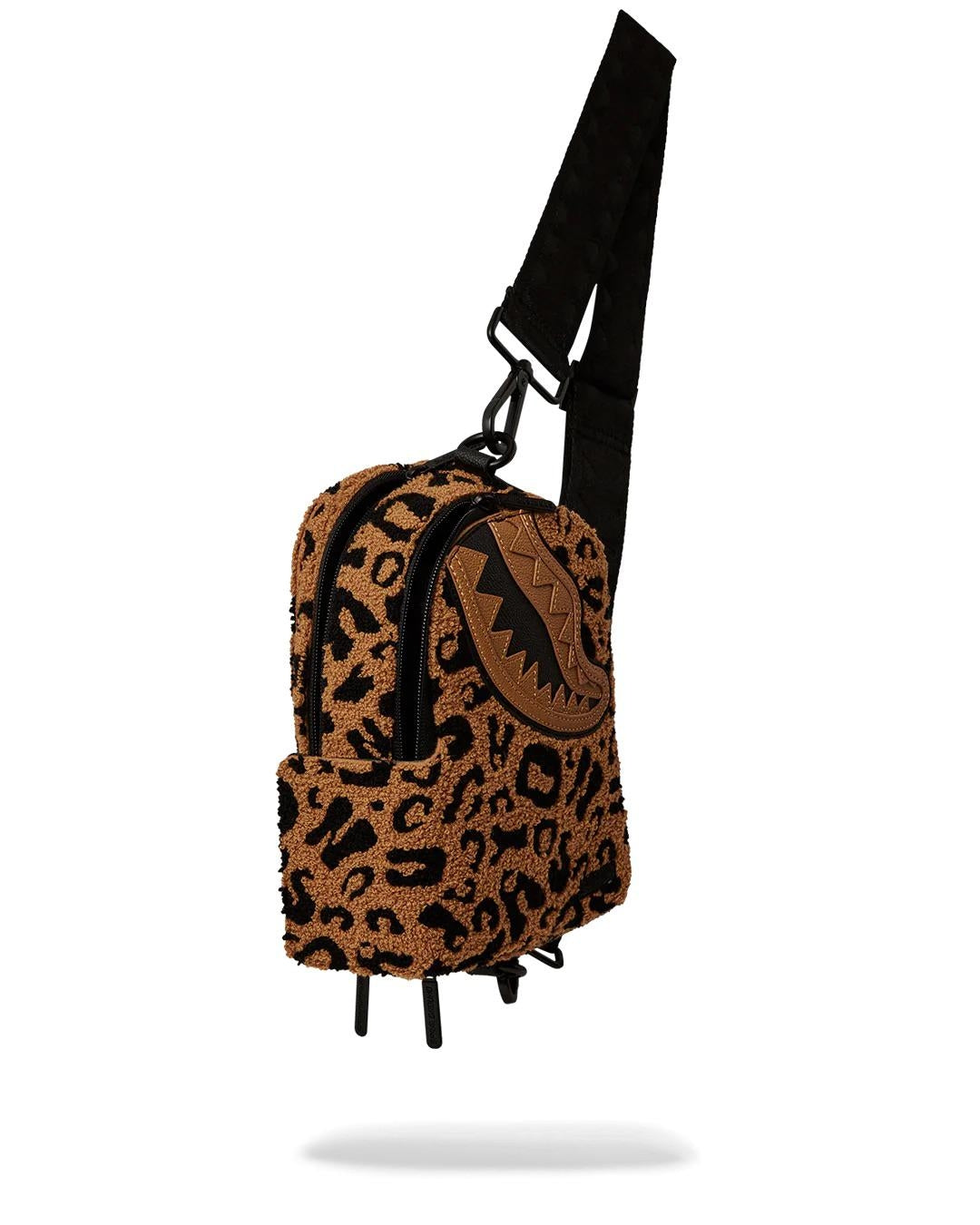 Tracolla Sprayground marrone chenille cheetah backpack sling