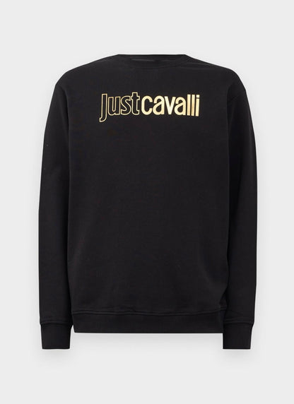 Felpa Just Cavalli girocollo "Institutional Logo" uomo