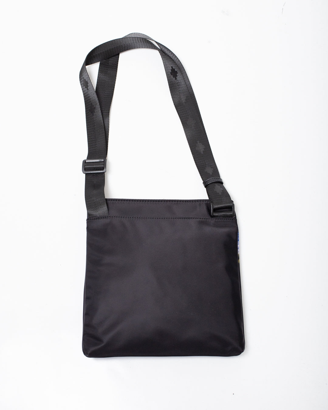 Tracolla Marcelo Burlon in nylon con logo wings colorfull