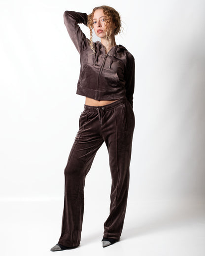 Felpa Juicy Couture fullzip con cappuccio "Madison Outline" donna