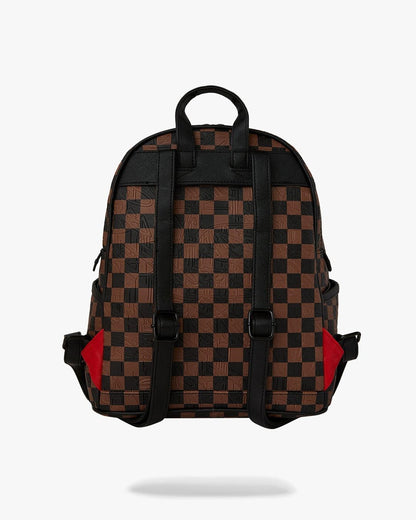 Zainetto Sprayground marrone "CHECK 2 EMBOSS SAVAGE BACKPACK"