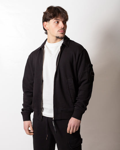 Felpa C.P. Company fullzip con colletto uomo