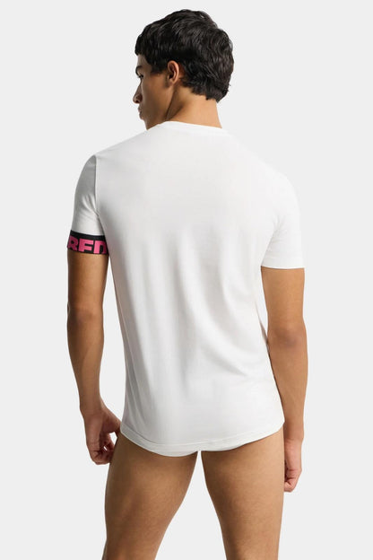 T-Shirt Dsquared2 con fascia logata uomo