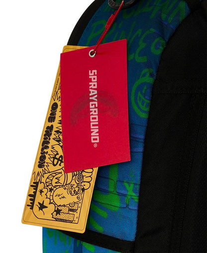 Zaino Sprayground blu DC JOKER TAGGED UP BATMOBILE BACKPACK