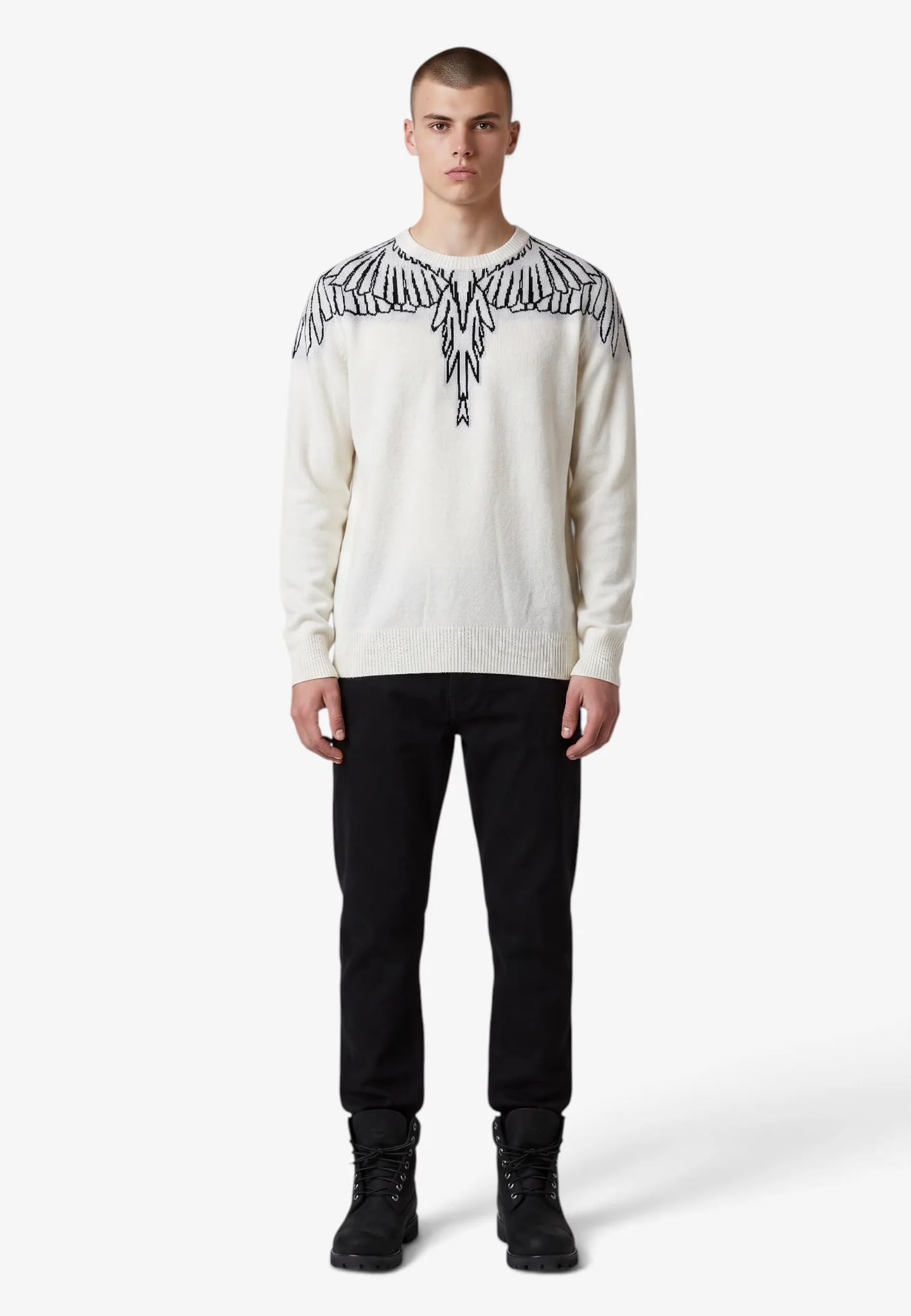 Maglia Marcelo Burlon "Icon Wings" uomo