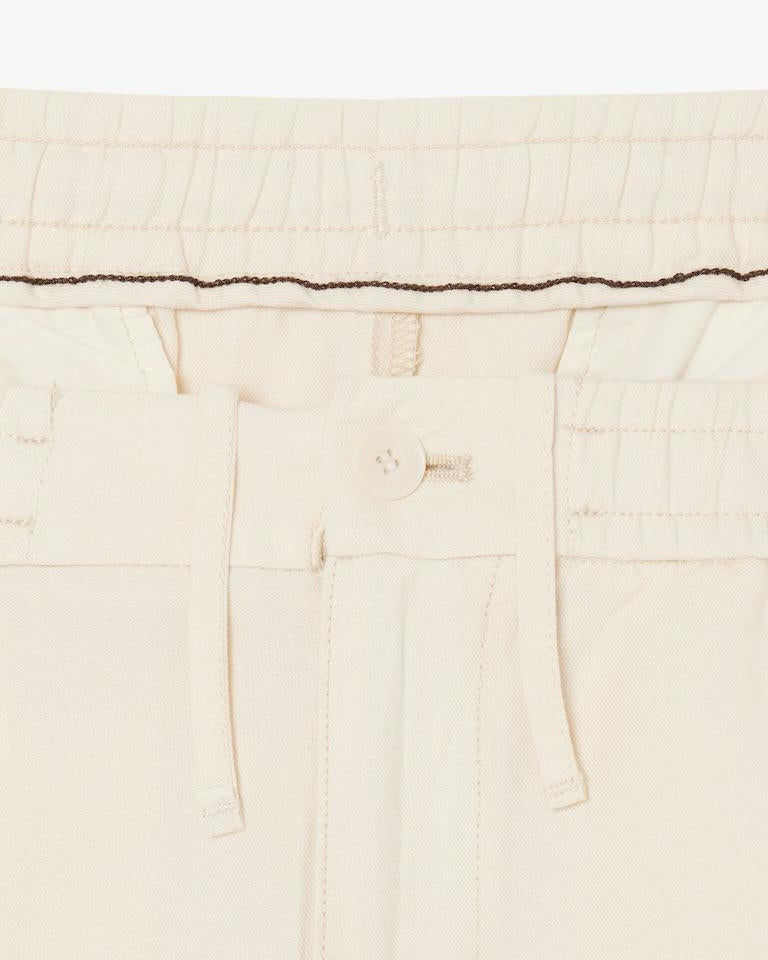 Pantalone Lacoste regular in misto lino uomo