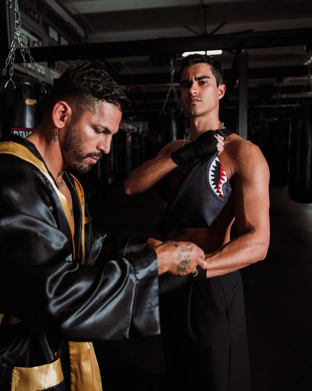 Marsupio Sprayground nero Fly knit mouth savvy crossbody