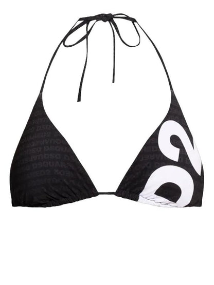 Triangolo mare Dsquared2 con stampa logata donna