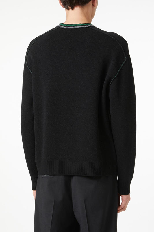 Maglia Iceberg girocollo in misto lana uomo