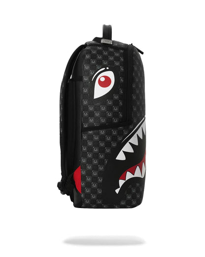 Zaino Sprayground nero SHARKS IN PARIS WTF BUBBLY BLACK CHECK BACKPACK