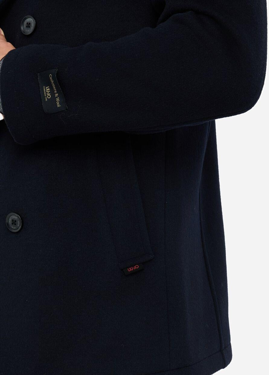 Cappotto Liu Jo doppiopetto in lana e cashmere uomo