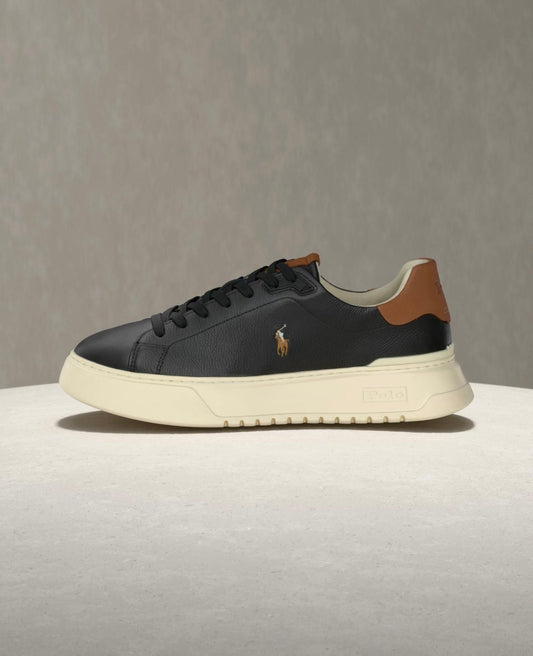 Sneakers Polo Ralph Lauren "Rlite Court Black" uomo
