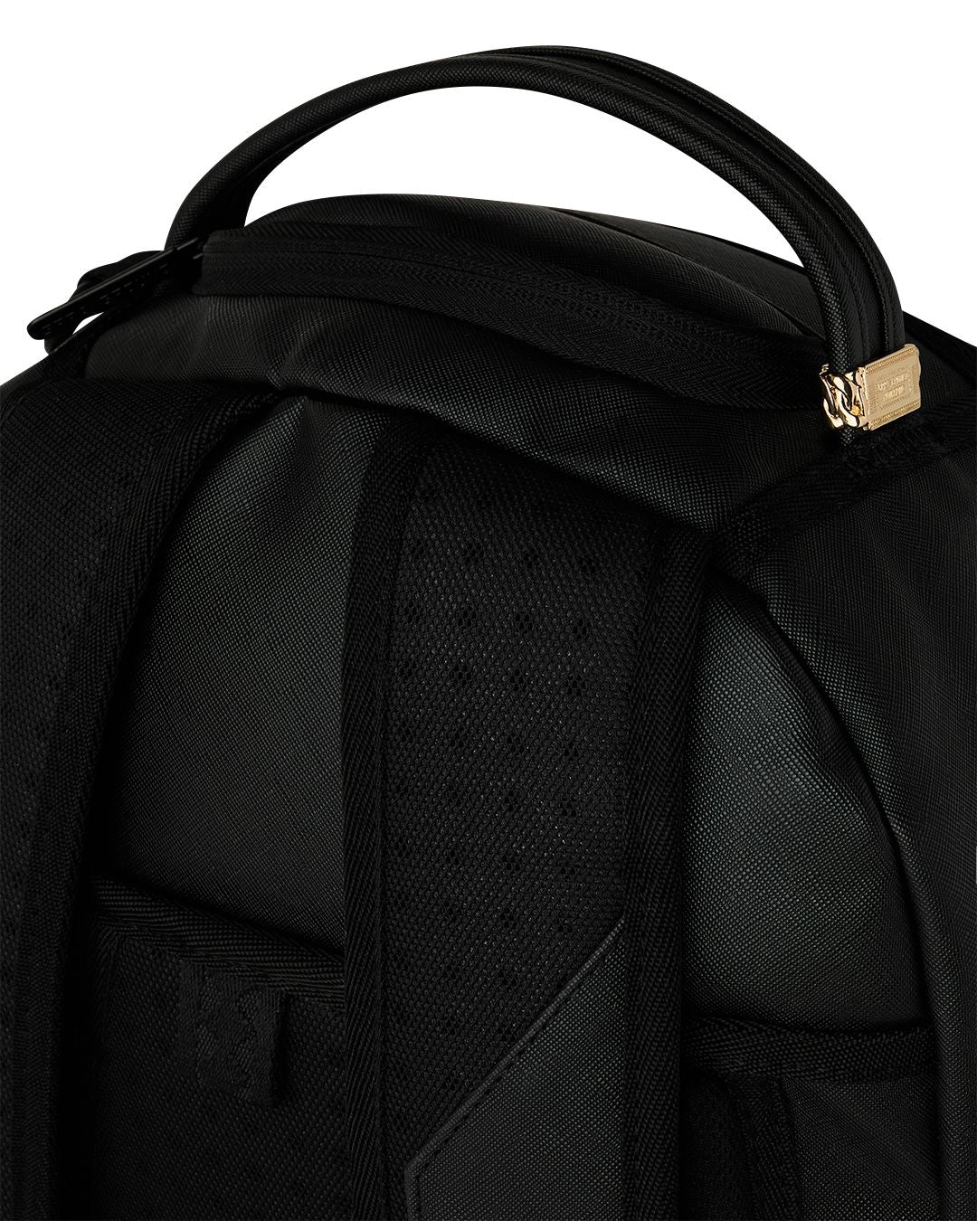 Zaino Sprayground nero SHARK CENTRAL BLACK EMBROIDERED SHARK BACKPACK