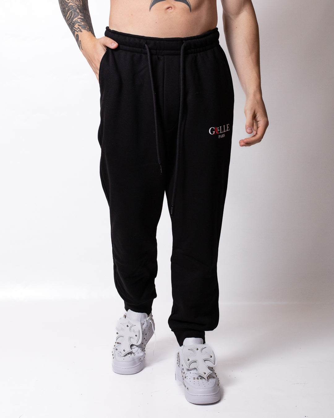 Pantalone Gaelle in felpa con logo stampato uomo
