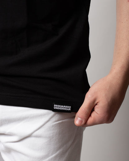 T-Shirt Dsquared2 con fascia logata uomo