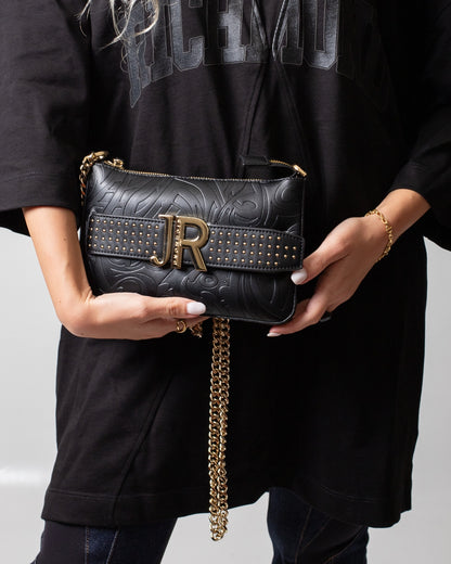 Borsa John Richmond "Shoulder Bag" jacquard donna