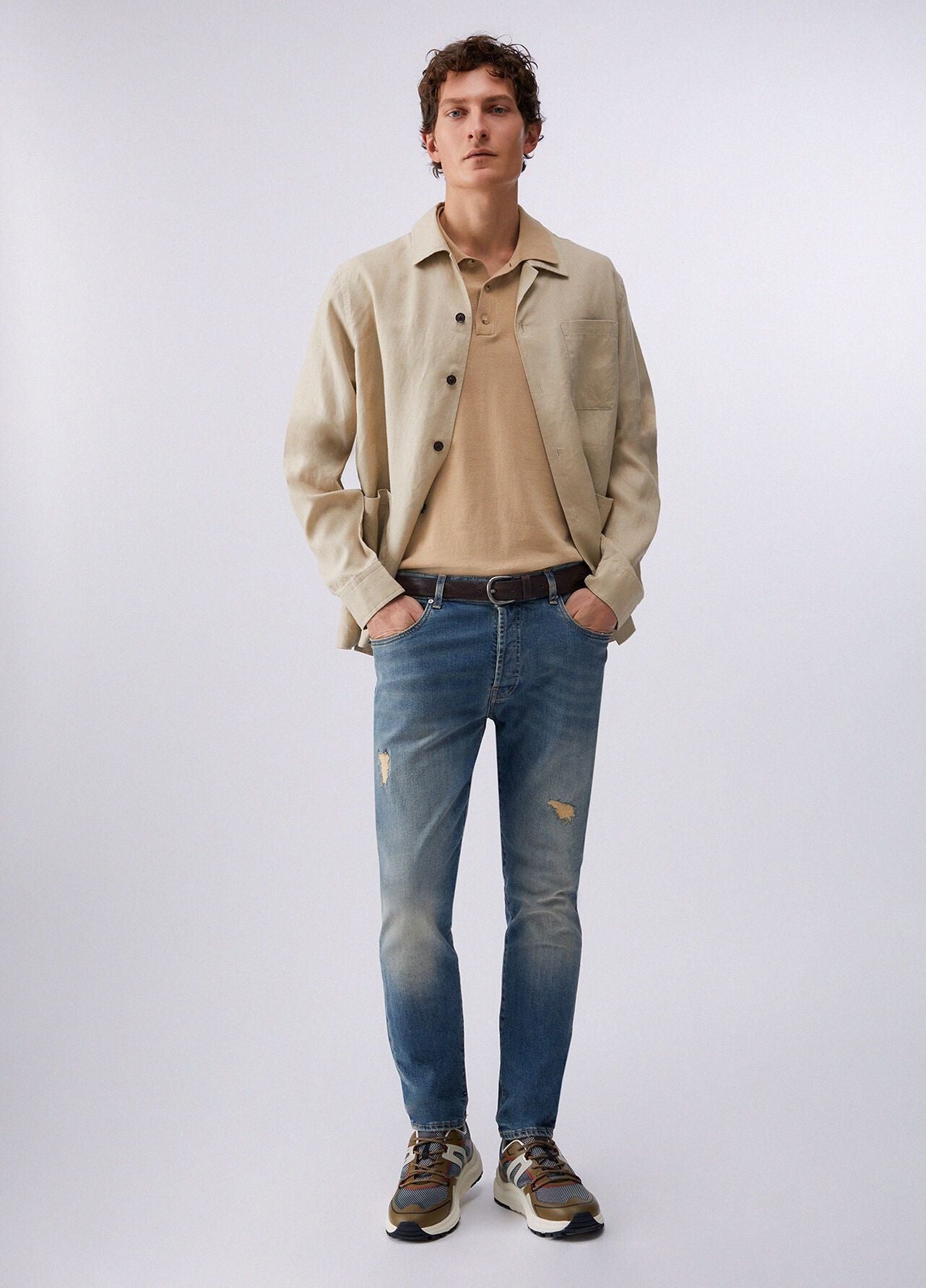Camicia Liu Jo in lino uomo