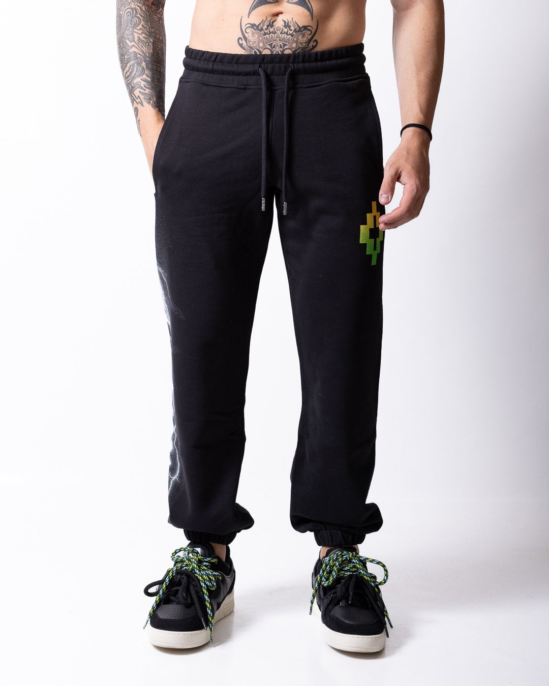 Pantalone Marcelo Burlon in felpa "County" uomo