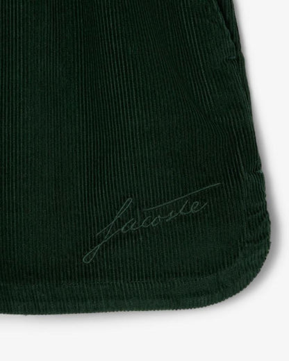 Bermuda Lacoste effetto velluto con bottoni donna