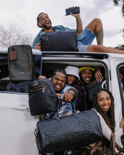 Zainetto Sprayground nero dose of check deux savage backpack