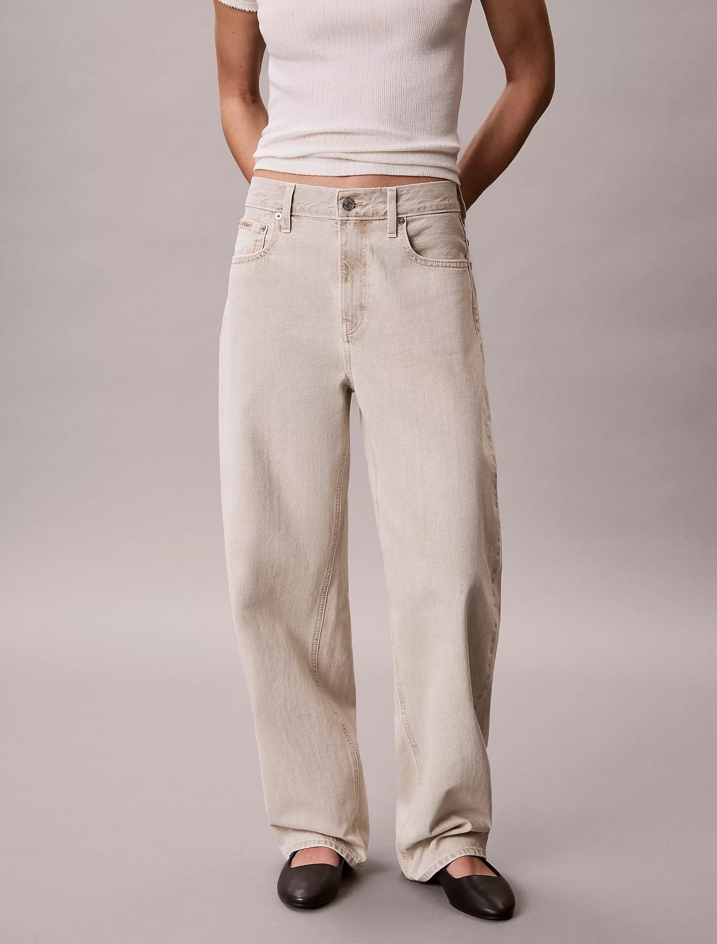 Jeans Calvin Klein "Relaxed Barrel" donna