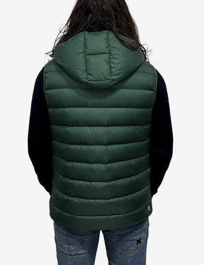Gilet Colmar in piuma con cappuccio staccabile