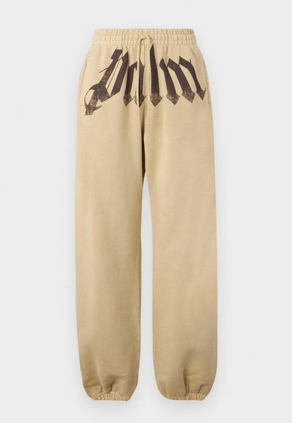 Pantalone Palm Angels in felpa "Big Waist Logo" uomo
