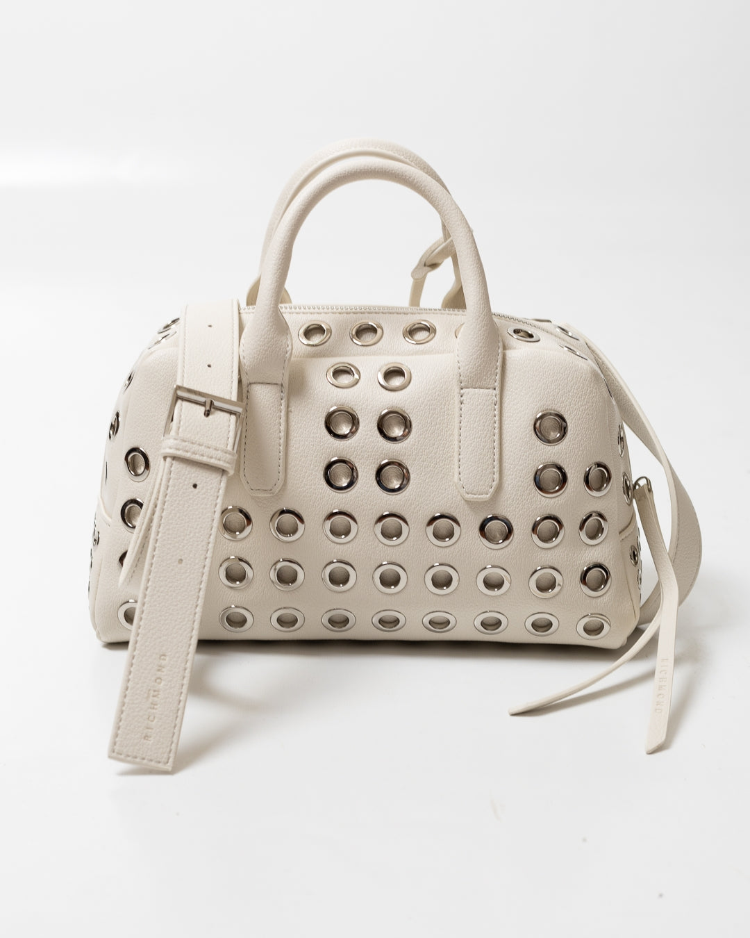 Borsa John Richmond in ecopelle con manici e occhielli metallici donna