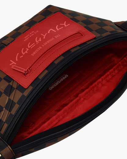 Marsupio Sprayground marrone RED REDEMPTION PYRAMID SAVVY CROSSBODY 