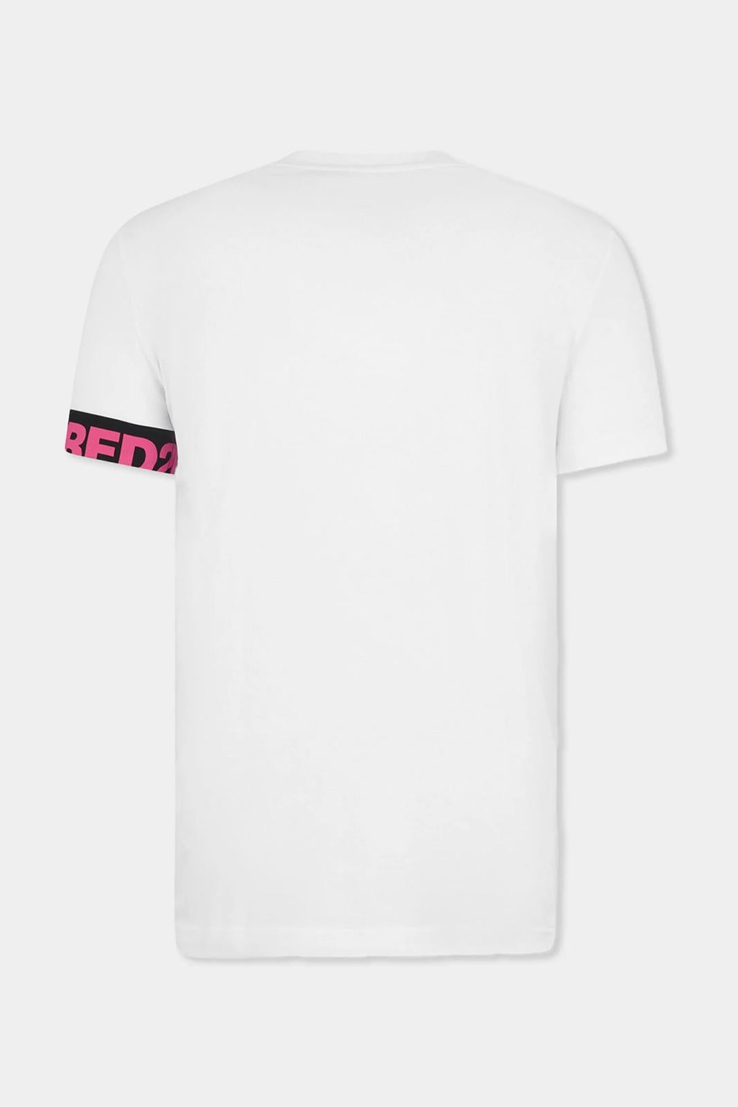 T-Shirt Dsquared2 con fascia logata uomo