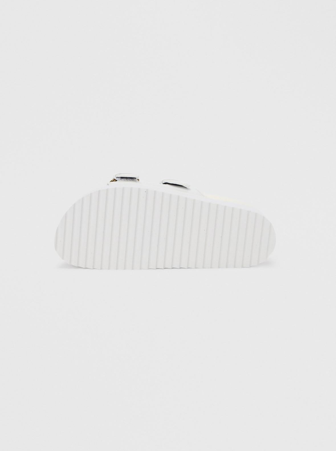 Ciabatte Versace Jeans Couture con fibbie logate donna