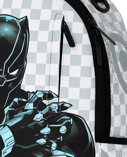Zaino Sprayground bianco MARVEL  WAKANDA FOREVER WHITE CHECK BACKPACK